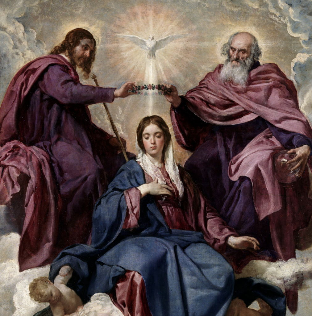 Le Couronnement de la Vierge par Diego Vélasquez, XVIIe siècle