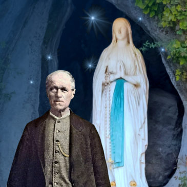 Notre Dame de Lourdes et Pierre de Rudder le miraculé