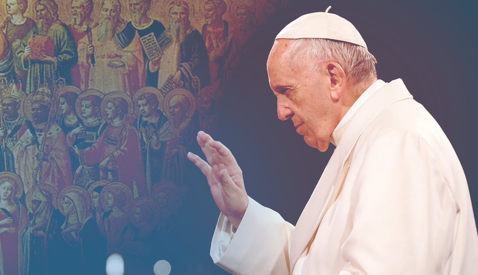 Imposteur Pape François - Hérésie sur la Communion des Saints
